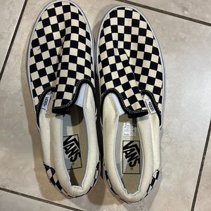 Men’s Classic Van’s Slip On Checkerboard Shoe